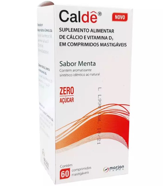 Caldê Com 60 Comprimidos Mastigáveis