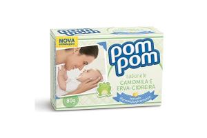 Sabonete Pom Pom Camomila e Erva Cidreira 80g