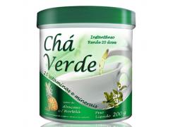 Chá Verde Sabor Abacaxi Com Hortelã Com 200g Health Labs