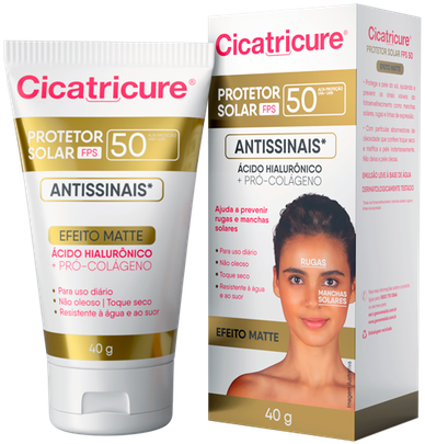 Cicatricure Protetor Solar Antissinais FPS 50 40g