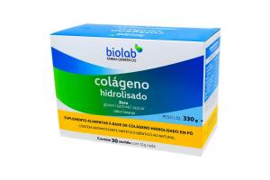 Colágeno hidrolisado com 30 sachês Genérico Biolab