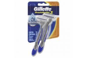 Aparelho de Barbear Gillette Prestobarba 3 Com 2 Unidades
