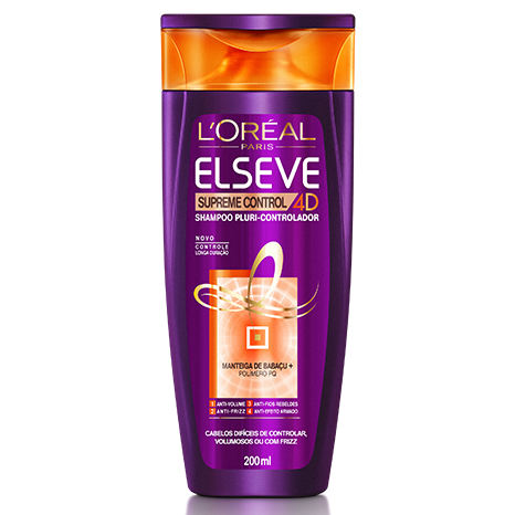 Shampoo Elseve Supreme Control 4D 200ml