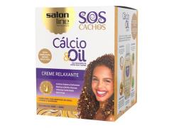 Creme Relaxante Salon Line S.O.S Cachos Cálcio e Oil