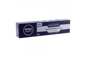 Creme de Barbear Nivea Men Original Protect 2 em 1 65g