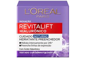 Creme Facial Noturno Antirrugas Revitalift Hialurônico L'oréal Paris 49g