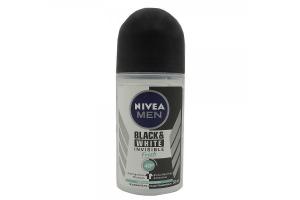 Desodorante Roll-on Nivea Men Black & White Invisible Fresh 50ml