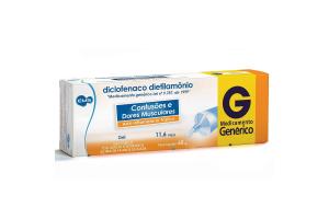 Diclofenaco dietilamônio 11,6mg/g Gel Com 60g Genérico EMS
