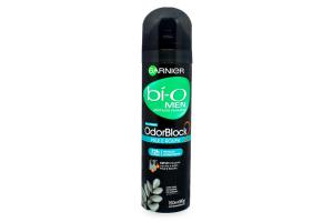Desodorante Aerosol Garnier Bí-o Men OdorBlock 2 150ml