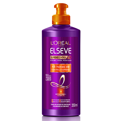 Creme Para Pentear Elseve Supreme Control 4D 250ml