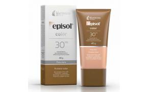 Protetor Solar Facial Episol Color FPS 30 Pele Clara 40g