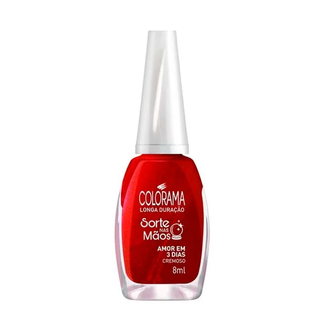 Esmalte Colorama Sorte nas Mãos cremoso 8ml