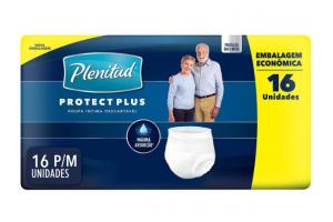 Fralda Geriatrica Plenitud Protect Plus P/M Com 16 Unidades