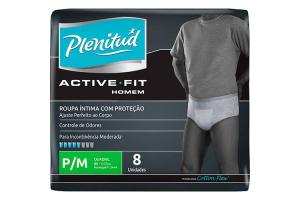 Fralda Geriatrica Plenitud Real Fit Homem P/M Com 08 Unidades