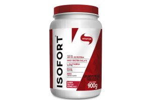 Isofort Whey Protein Frutas Vermelhas 900g  Vitafor