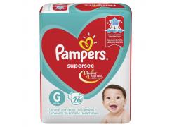 Fralda Pampers Supersec Tamanho G Com 26 Unidades