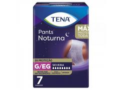 Roupa Íntima Descartável Tena Pants Noturna Tamanho Grande e Extra Grande 7 Unidades