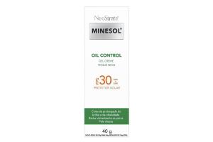 Protetor Solar NeoStrata Minesol Oil Control Gel Creme Toque Seco FPS 30 40g