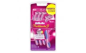 Aparelho de Depilação Feminino Gillette Prestobarba 3 Leve 4 Pague 3