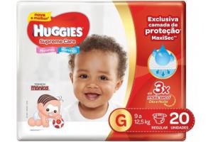 Fralda Huggies Supreme Care G Com 20