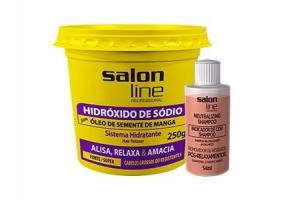 Hidróxido De Sódio Salon Line Óleo De Semente De Manga Super 250g