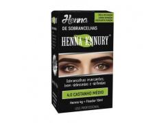 Henna Para Sobrancelhas Knnury 4.0 Castanho Medio