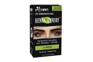 Henna Para Sobrancelhas Knnury 1.0 Preto