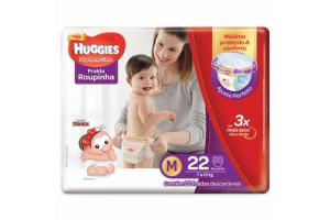 Fralda Huggies Supreme Care Roupinha Jumbo M 22 Unidades