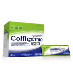 Colflex Trio Suplemento Alimentar com MSM e 30 sachês de 12g