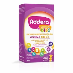 Vitamina D Addera + Imunidade Kids em solução oral 75ml