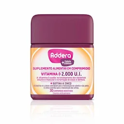 Addera-cabelo e unhas com 30 comprimidos