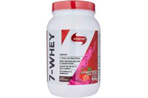 Isofort Whey Protein Morango 900g  Vitafor