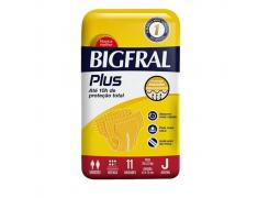 Fralda Geriátrica Bigfral Plus Juvenil Com 11 Unidades
