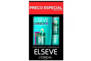 Kit Elseve Shampoo 375ml + Condicionar 170ml Hydra Detox 48h