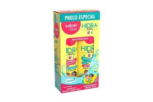 Kit Salon Line Shampoo e Condicionador Hidra Multy Kids 300ml