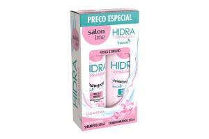 Kit Salon Line Shampoo e Condicionador Hidra Ceramidas 300ml