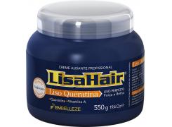 Creme Alisante LisaHair Liso Queratina 550g