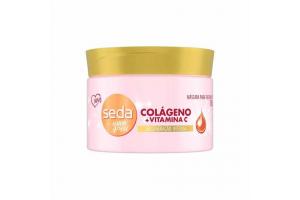 Máscara de Tratamento Seda Colágeno e Vitamina C By Nina Secrets 300g