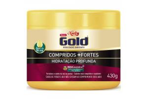 Máscara Niely Gold Hidratação Profunda Compridos + Fortes 430g