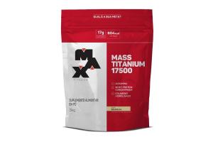 Mass Titanium 17500 Max Titanium Sabor Baunilha 3Kg