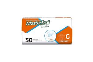 FRALDA MASTERFRAL CONFORT  GRANDE UNISSEX    ADULTO  C/30  UNDS