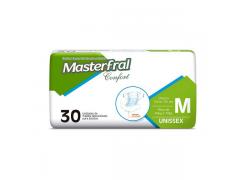 FRALDA MASTERFRAL CONFORT MÉDIA UNISSEX C/ 30 ADULTOS
