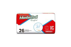 FRALDA MASTERFRAL CONFORT EXTRAGRANDE UNISSEX ADULTO C/26 UNDS