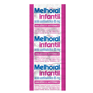 Melhoral infantil envelope 8 comprimidos