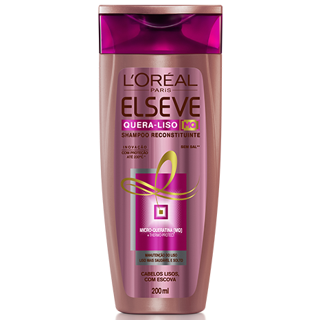 Shampoo Elseve Quera-Liso MQ 200ml