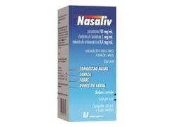 Nasaliv Solução Oral Sabor Cereja Contém 60ml