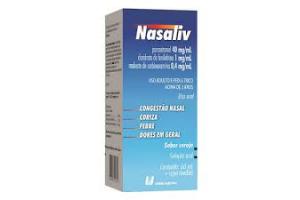 Nasaliv Solução Oral Sabor Cereja Contém 60ml