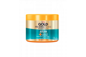 Máscara Niely Gold Óleo de Argan + Carga de Proteínas Pós-Química 430g