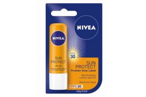 Protetor Labial Nivea Sun Protect FPS 30 4,8g