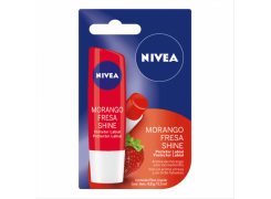 Protetor Labial Nivea Morango Shine 4,8g